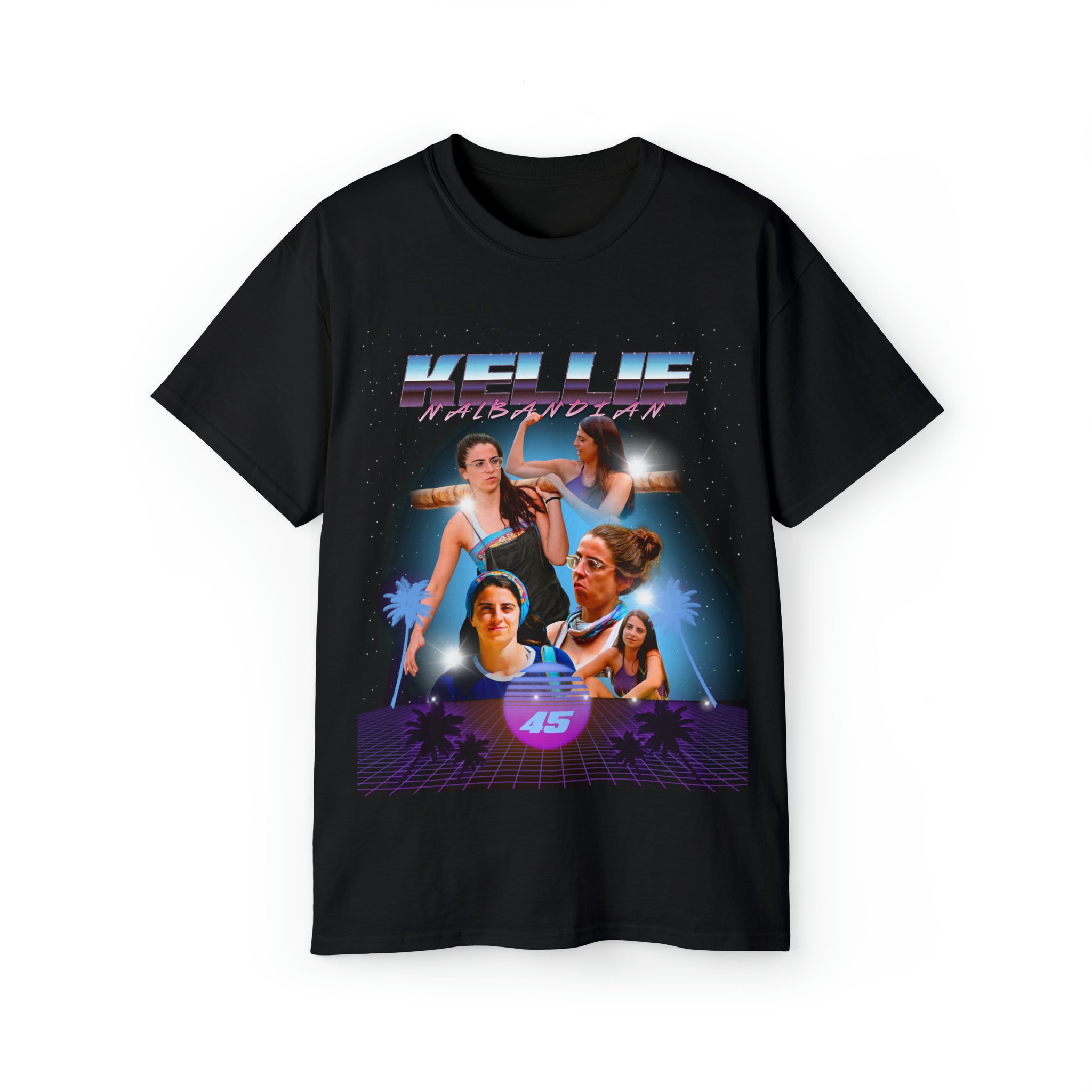 Kellie Nalbandian SURVIVOR 45 Retro 80s T